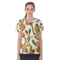 Decorative Floral Tree Women s Cotton Tee