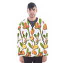 Decorative floral tree Hooded Wind Breaker (Men) View1