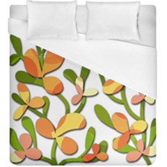 Decorative Floral Tree Duvet Cover (king Size)