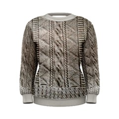 Rough Cable Knit Women s Sweatshirt by DeneWestUK