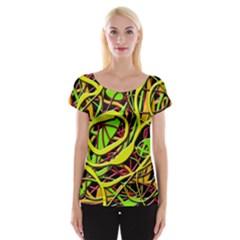 Snake Bush Women s Cap Sleeve Top