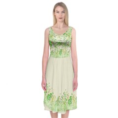 Natural Midi Sleeveless Dress by Contest2483978