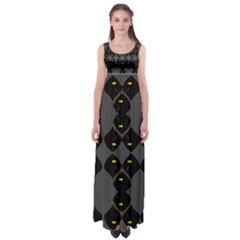 Holistic Wine Empire Waist Maxi Dress by MRTACPANS