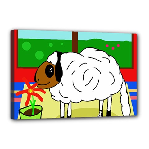 Urban Sheep Canvas 18  X 12 