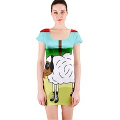 Urban Sheep Short Sleeve Bodycon Dress