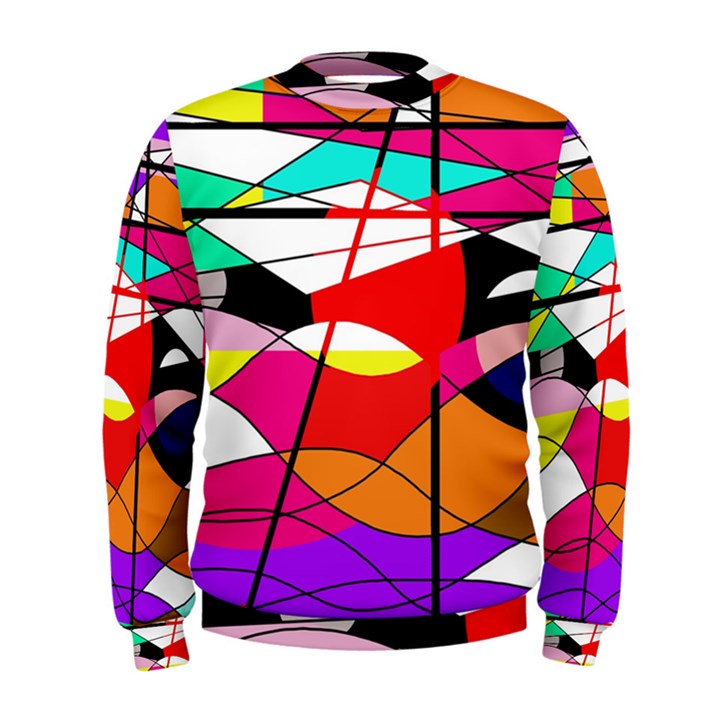 Abstract waves Men s Sweatshirt