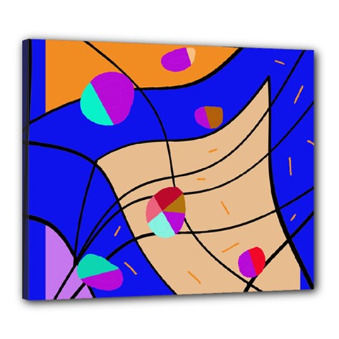 Decorative Abstract Art Canvas 24  X 20 