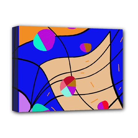 Decorative Abstract Art Deluxe Canvas 16  X 12  