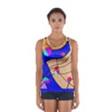 Decorative abstract art Women s Sport Tank Top  View1