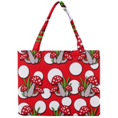 Mushrooms Pattern Mini Tote Bag