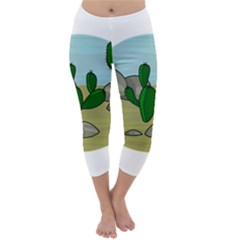 Desert Capri Winter Leggings 