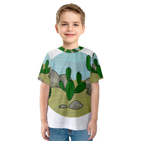 Desert Kids  Sport Mesh Tee by Valentinaart