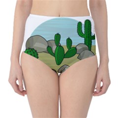 Desert High-waist Bikini Bottoms by Valentinaart