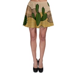 Desert 2 Skater Skirt by Valentinaart