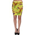 Leaf And Rainbows In The Wind Bodycon Skirt View1