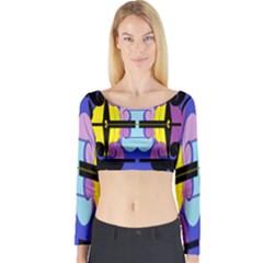 Fgnnjmjhyj Long Sleeve Crop Top