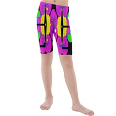 Fgnnjmjhyjjjmbjjhmh opu, Kids  Mid Length Swim Shorts