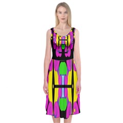 Fgnnjmjhyjjjmbjjhmh opu, Midi Sleeveless Dress by MRTACPANS