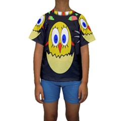 Chicken Kids  Short Sleeve Swimwear