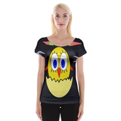 Chicken Women s Cap Sleeve Top