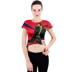 Mr Fly Crew Neck Crop Top