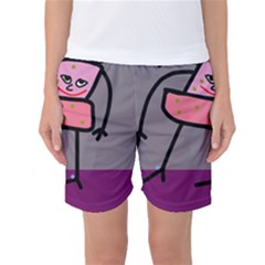 Sponge Girl Women s Basketball Shorts by Valentinaart