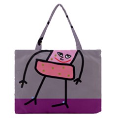 Sponge Girl Medium Zipper Tote Bag by Valentinaart