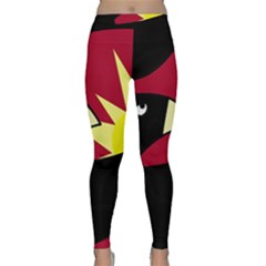 Eagle Yoga Leggings  by Valentinaart