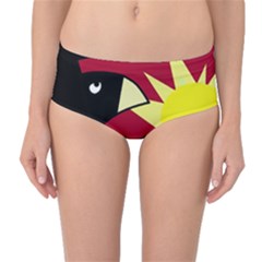 Eagle Mid-waist Bikini Bottoms by Valentinaart