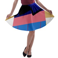 Jumping A-line Skater Skirt