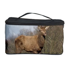 Red Deer Stag On A Hill Cosmetic Storage Case by GiftsbyNature