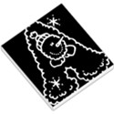 Funny Snowball Doodle Black White Small Memo Pads View1