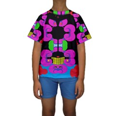 Sssssssm Kids  Short Sleeve Swimwear by MRTACPANS