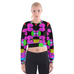 Sssssssm Women s Cropped Sweatshirt