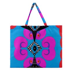 Sssssssju Zipper Large Tote Bag