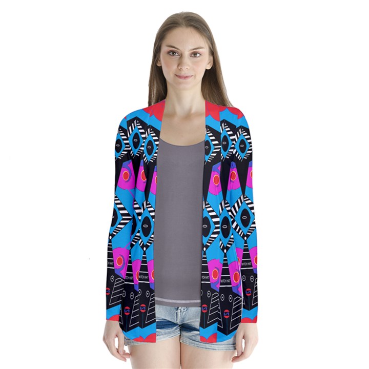 Sssssssju Drape Collar Cardigan