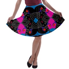 Sssssssju (2)ii A-line Skater Skirt by MRTACPANS