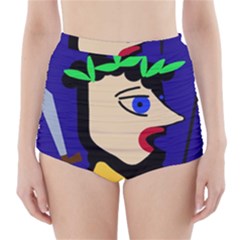 Warrior High-waisted Bikini Bottoms