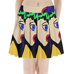 Warrior Pleated Mini Skirt