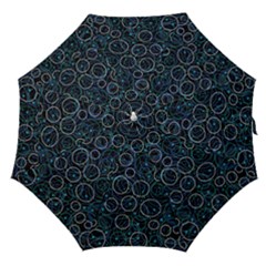 Blue Abstract Decor Straight Umbrellas