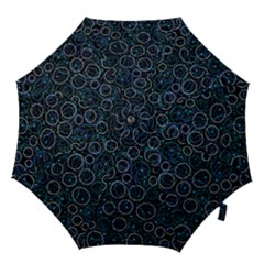 Blue Abstract Decor Hook Handle Umbrellas (small)