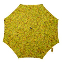 Yellow Abstract Art Hook Handle Umbrellas (small)