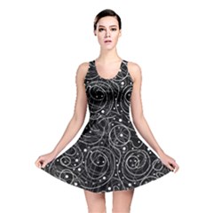 Black And White Magic Reversible Skater Dress