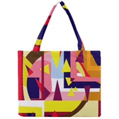 Colorful Abstraction Mini Tote Bag by Valentinaart