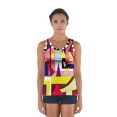 Colorful Abstraction Women s Sport Tank Top 