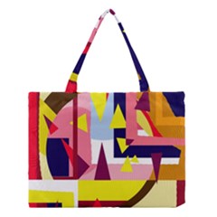 Colorful Abstraction Medium Tote Bag by Valentinaart