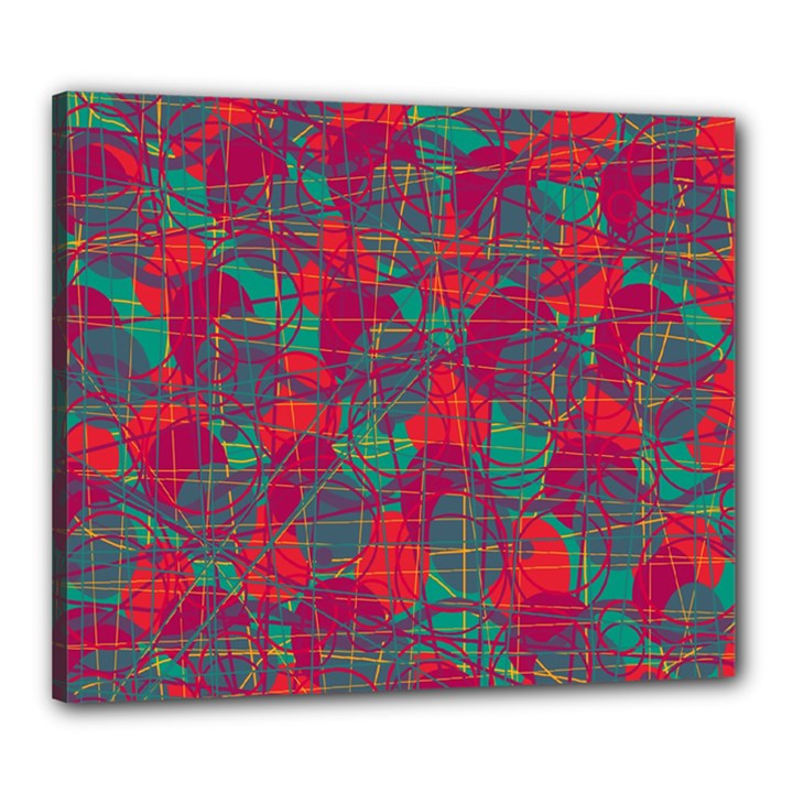 Decorative abstract art Canvas 24  x 20 