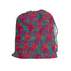 Decorative Abstract Art Drawstring Pouches (extra Large)