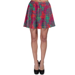 Decorative Abstract Art Skater Skirt