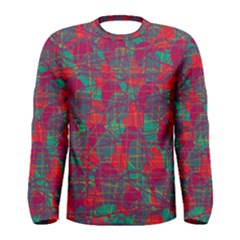 Decorative Abstract Art Men s Long Sleeve Tee